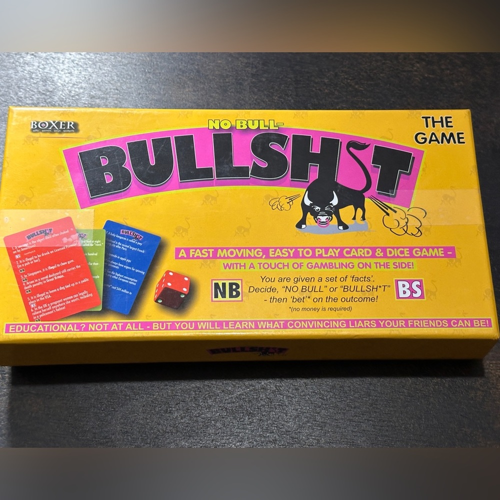 No Bull-Bullsht Card Game by Boxer